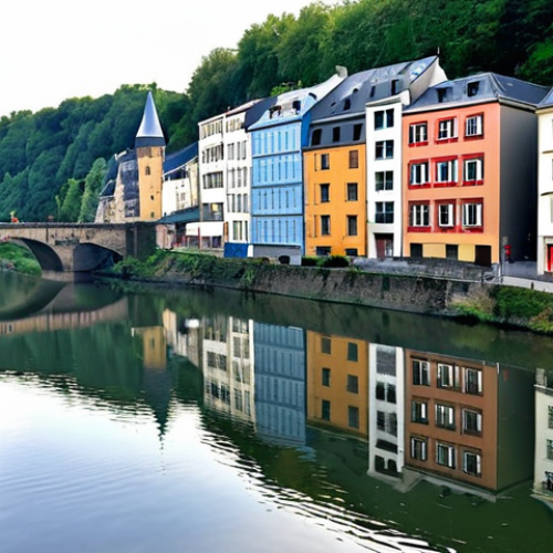 Home 20 Grund Riverside Apartment**
"A cozy apartment overlooking the Alzette River in Grund, Luxembourg, early morning light, visible cobblestone streets and charming buildings, fully furnished interior with a comfortable bed and well-equipped kitchen, view from a window, safe for work, appropriate content, fully clothed, professional, modest, perfect anatomy, correct proportions, natural pose, high resolution, detailed."
**